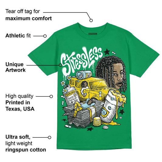 Lucky Green 5s DopeSkill Green T-shirt Stressless Graphic