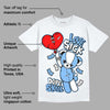 Powder Blue 9s DopeSkill T-Shirt Love Sick Graphic