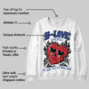 Rare Air 4s DopeSkill Sweatshirt Crying Heart Graphic