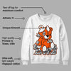 Orange Milk DopeSkill Sweatshirt MOMM Bear Graphic