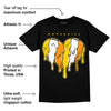 Yellow Ochre 6s DopeSkill T-Shirt Slime Drip Heart Graphic