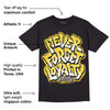 Black Tour Yellow AJ 4 Thunder DopeSkill T-Shirt Never Forget Loyalty Graphic