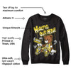 Yellow Snakeskin 11s DopeSkill Sweatshirt Money Is Our Motive Bear Graphic