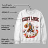 Fire Red 3s DopeSkill Sweatshirt Cant Lose Graphic