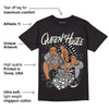 Black Cement 1s Low OG DopeSkill T-Shirt Queen Of Hustle Graphic