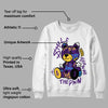Field Purple 12s DopeSkill Sweatshirt Smile Through The Pain Graphic