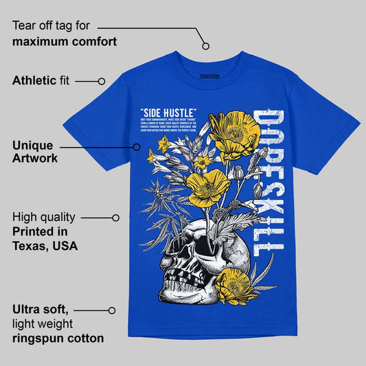 Blueberry 12s DopeSkill Royal T-shirt Side Hustle Graphic