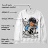 Cool Grey 9s DopeSkill Sweatshirt Heaven Sent Graphic