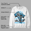 University Blue Toe 1s DopeSkill Sweatshirt True Love Will Kill You Graphic