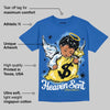 Foamposite One Dark Neon Royal DopeSkill Royal T-shirt Heaven Sent Graphic