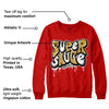 Red Collection DopeSkill Red Sweatshirt Super Sauce Graphic