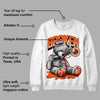 Orange Milk DopeSkill Sweatshirt Sick Bear Graphic