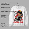 Fire Red 3s DopeSkill Sweatshirt Heaven Sent Graphic