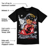 Bred Reimagined 4s DopeSkill T-Shirt Heaven Sent Graphic