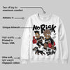 Olive 9s DopeSkill Sweatshirt No Risk No Story Graphic