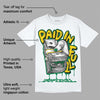 Green Collection DopeSkill T-Shirt Paid In Full Graphic