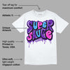 Dunk Purple Championship Court White DopeSkill T-Shirt Super Sauce Graphic