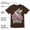 Neapolitan 11s DopeSkill Velvet Brown T-shirt Juneteenth 1865 Graphic