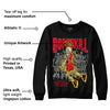 Red Thunder 4s DopeSkill Sweatshirt Thunder Dunk Graphic