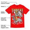 Red Collection DopeSkill Red T-shirt Threat Graphic