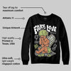 Luminous Green 5s DopeSkill Sweatshirt False Love Graphic