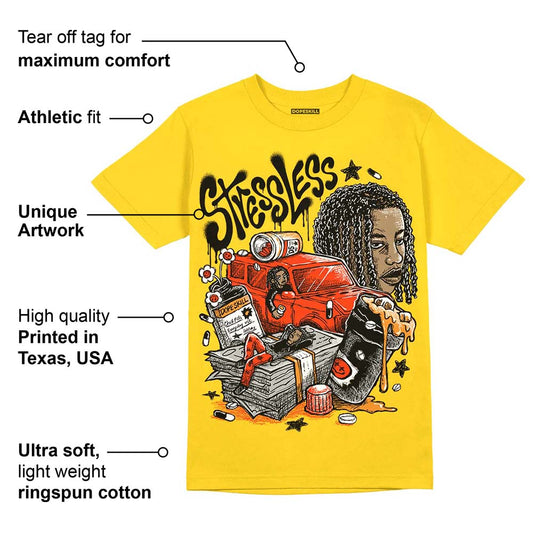 Vivid Sulfur 4s DopeSkill Yellow T-shirt Stressless Graphic