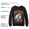 Brilliant Orange 12s DopeSkill Sweatshirt Money On My Mind Graphic