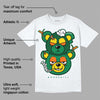 Green Collection DopeSkill T-Shirt New Double Bear Graphic