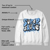 Powder Blue 9s DopeSkill Sweatshirt Super Sauce Graphic