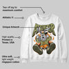 Olive Collection DopeSkill Sweatshirt At The Top Graphic