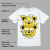 Vivid Sulfur 4s DopeSkill T-Shirt New Double Bear Graphic