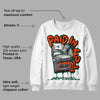 Dunk Low Team Dark Green Orange DopeSkill Sweatshirt Paid In Full Graphic