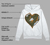 Olive 5s DopeSkill Hoodie Sweatshirt Heart Jordan 5 Graphic