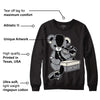 Black Cement 1s Low OG DopeSkill Sweatshirt Sneakerhead BEAR Graphic