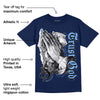 Midnight Navy 5s DopeSkill Navy T-Shirt Trust God Graphic