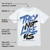 Awake NY x Racer Blue 5s DopeSkill T-Shirt They Not Like Us Graphic