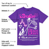 PURPLE Collection DopeSkill Purple T-shirt Broken Bones Graphic