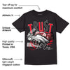Red Thunder 4s DopeSkill T-Shirt Trust No One Graphic
