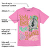 Dunk Playful Pink Multi Color Bronzine Clear Jade Luminous Green DopeSkill Pink T-shirt Real Ones Move In Silence Graphic