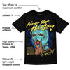 Aqua 5s DopeSkill T-Shirt Never Stop Hustling Graphic