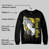 Yellow Snakeskin 11s DopeSkill Sweatshirt Trust God Graphic