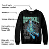 Green Glow 1s DopeSkill Sweatshirt Thunder Dunk Graphic