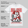 Red Cement 4S DopeSkill T-Shirt Real Lover Graphic