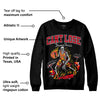 Red Thunder 4s DopeSkill Sweatshirt Cant Lose Graphic