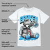 University Blue Toe 1s DopeSkill T-Shirt Sick Bear Graphic