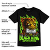 Neon Green Collection DopeSkill T-Shirt Black King Graphic