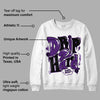 Field Purple 12s DopeSkill Sweatshirt Drip Too Hard Graphic