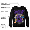 PURPLE Collection DopeSkill Sweatshirt Money Bag Coming Up Graphic