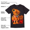 Brilliant Orange 12s DopeSkill T-Shirt Broken Heart Graphic