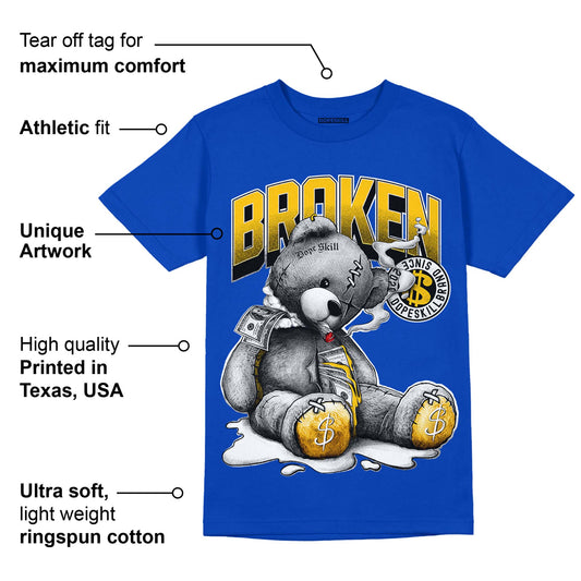 Laney 14s DopeSkill Varsity Royal T-shirt Sick Bear Graphic